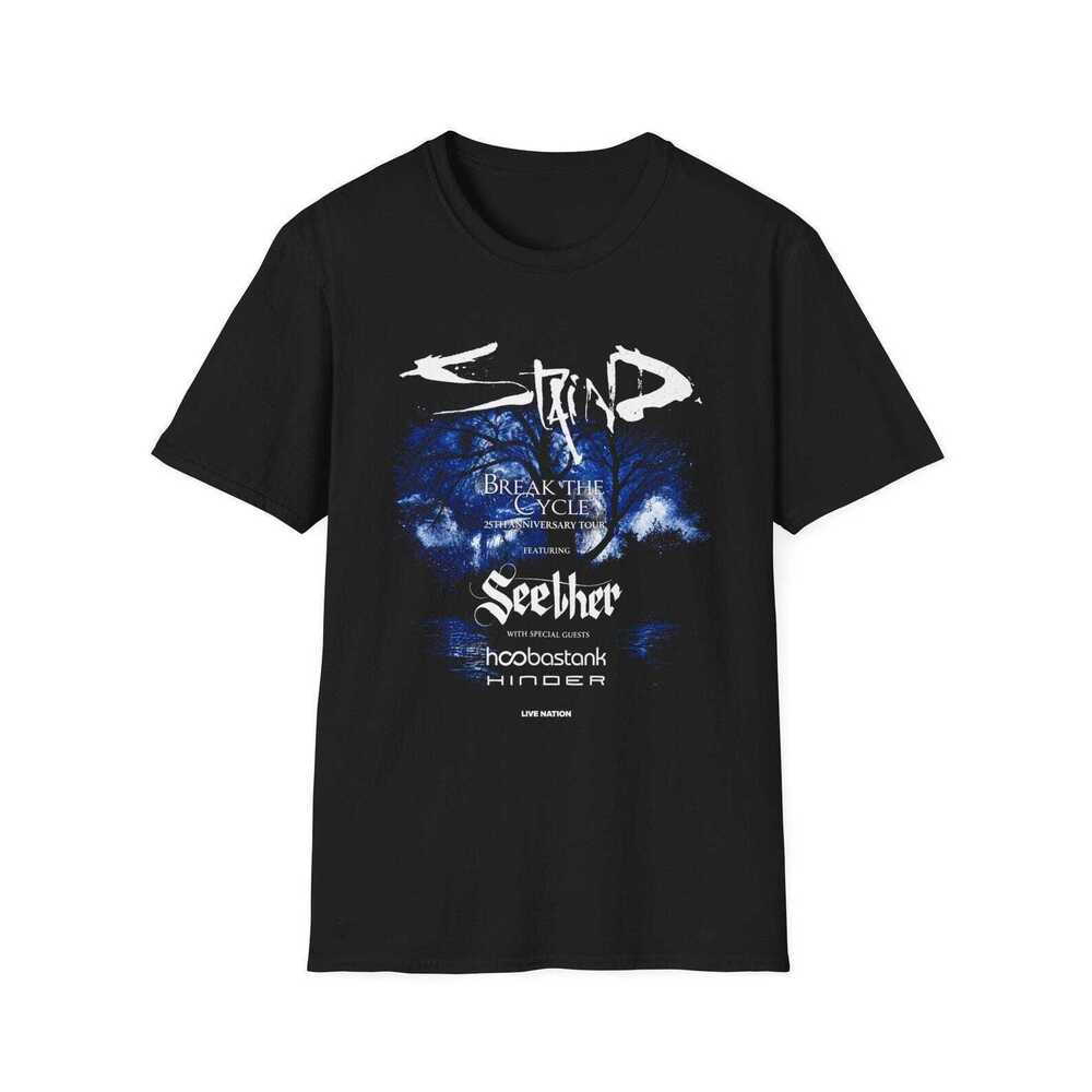 Staind Break The Cycle 25th Anniversary Tour Tee